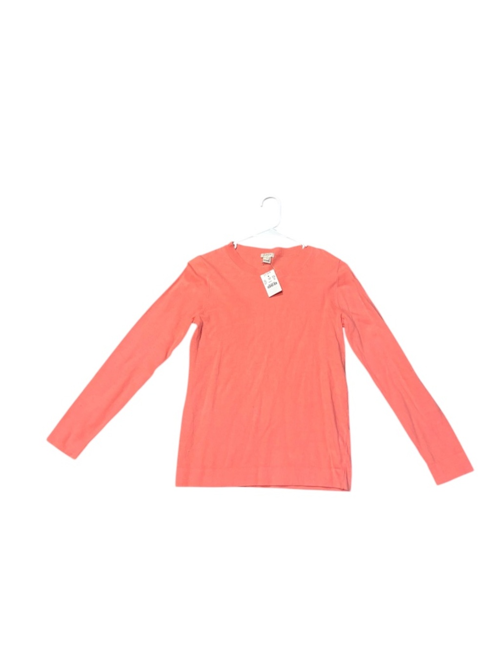 J crew peach pink orange sweater wool blend nwt